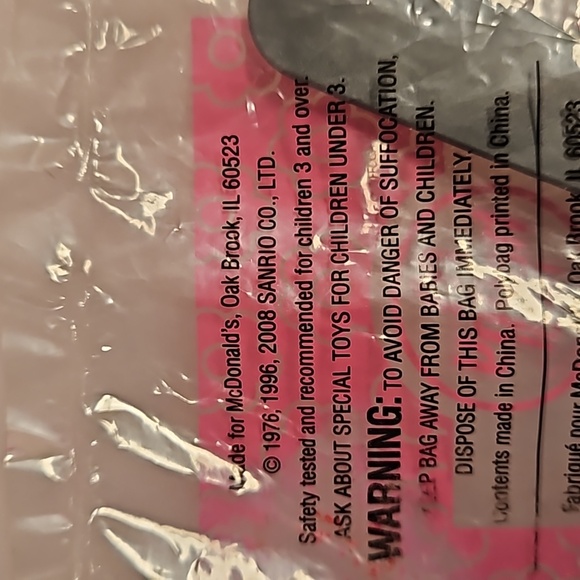 HELLO KITTY 8GB USB flash drive McD's #8 LED watch needs new battery 2008 Sanrio - Picture 7 of 7